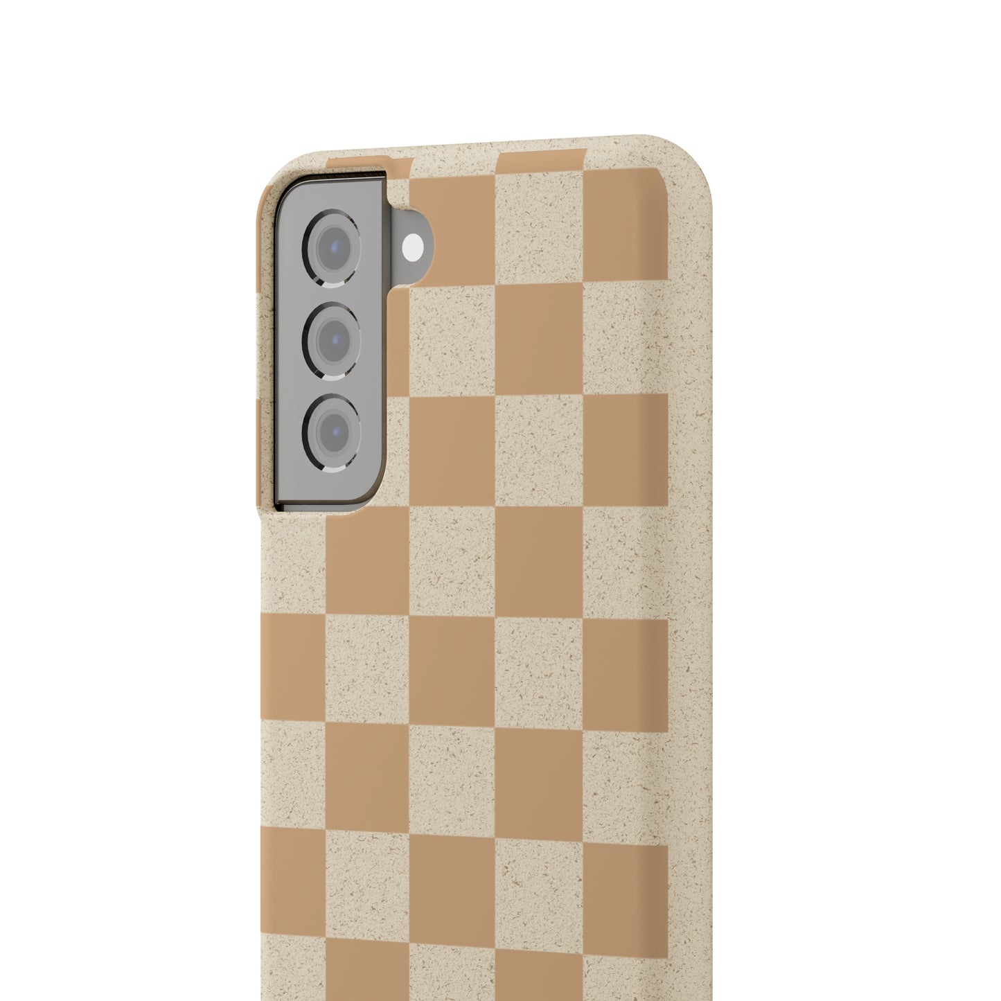 Biodegradable Phone Case Neutral Checkerboard Checkered iPhone Samsung