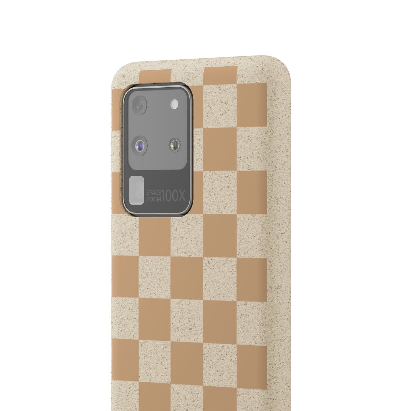 Biodegradable Phone Case Neutral Checkerboard Checkered iPhone Samsung
