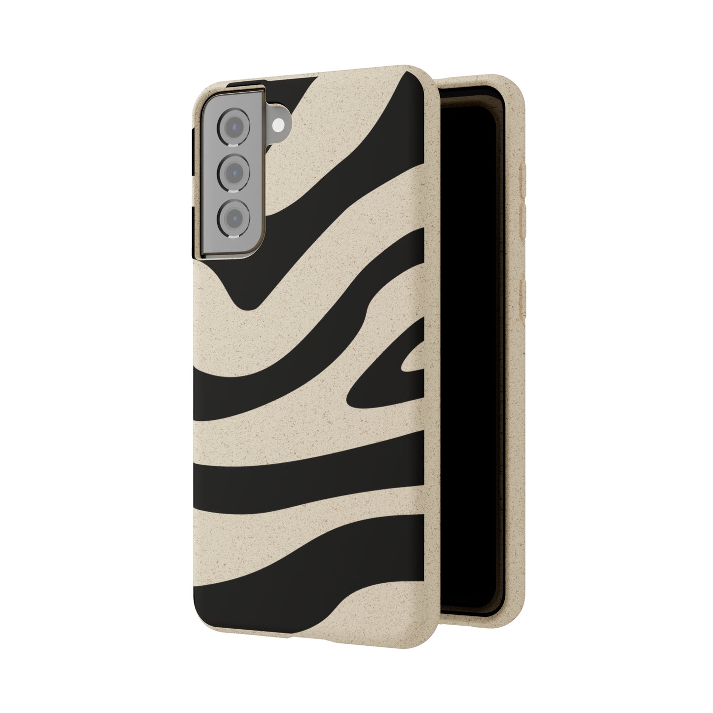 Biodegradable Cases Cute Art Wavy Painted for Women Girls iPhone Samsung