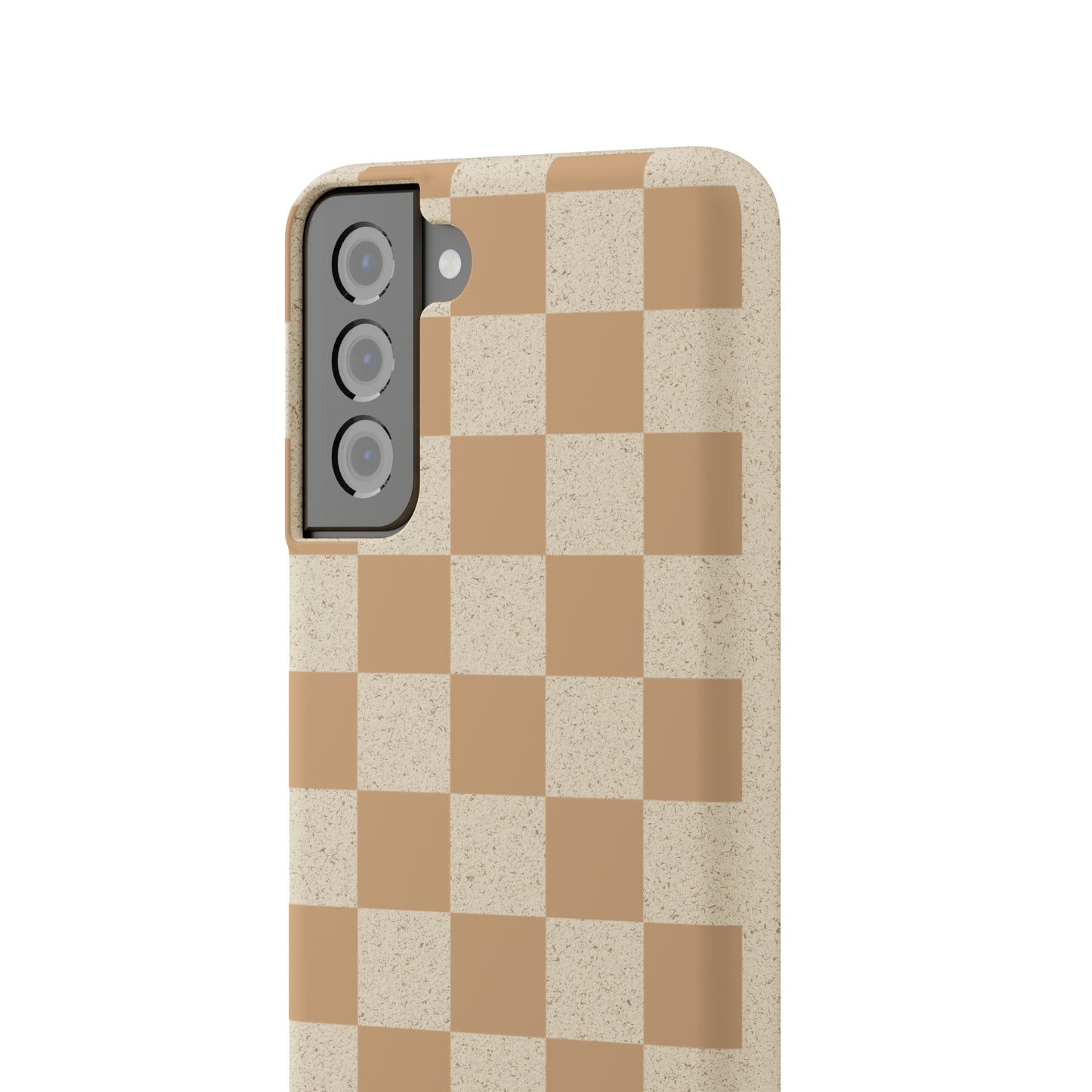 Biodegradable Phone Case Neutral Checkerboard Checkered iPhone Samsung