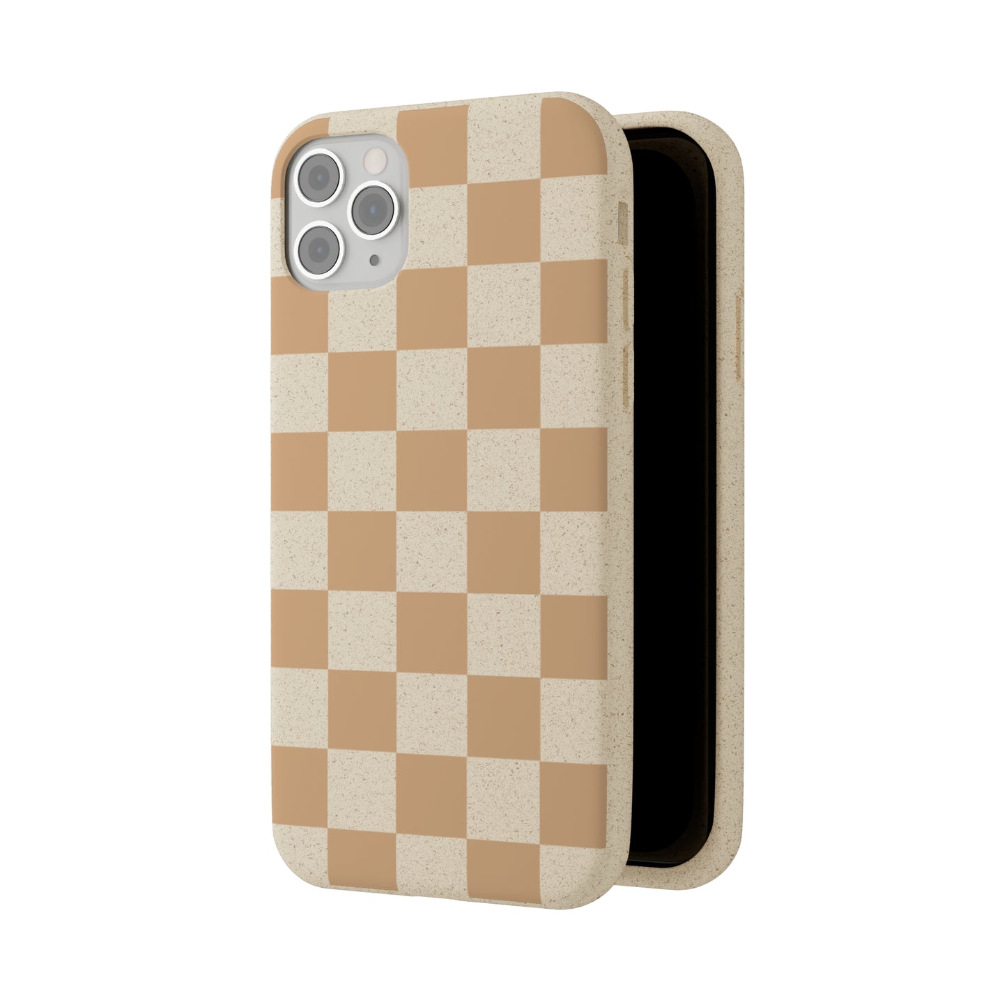 Biodegradable Phone Case Neutral Checkerboard Checkered iPhone Samsung
