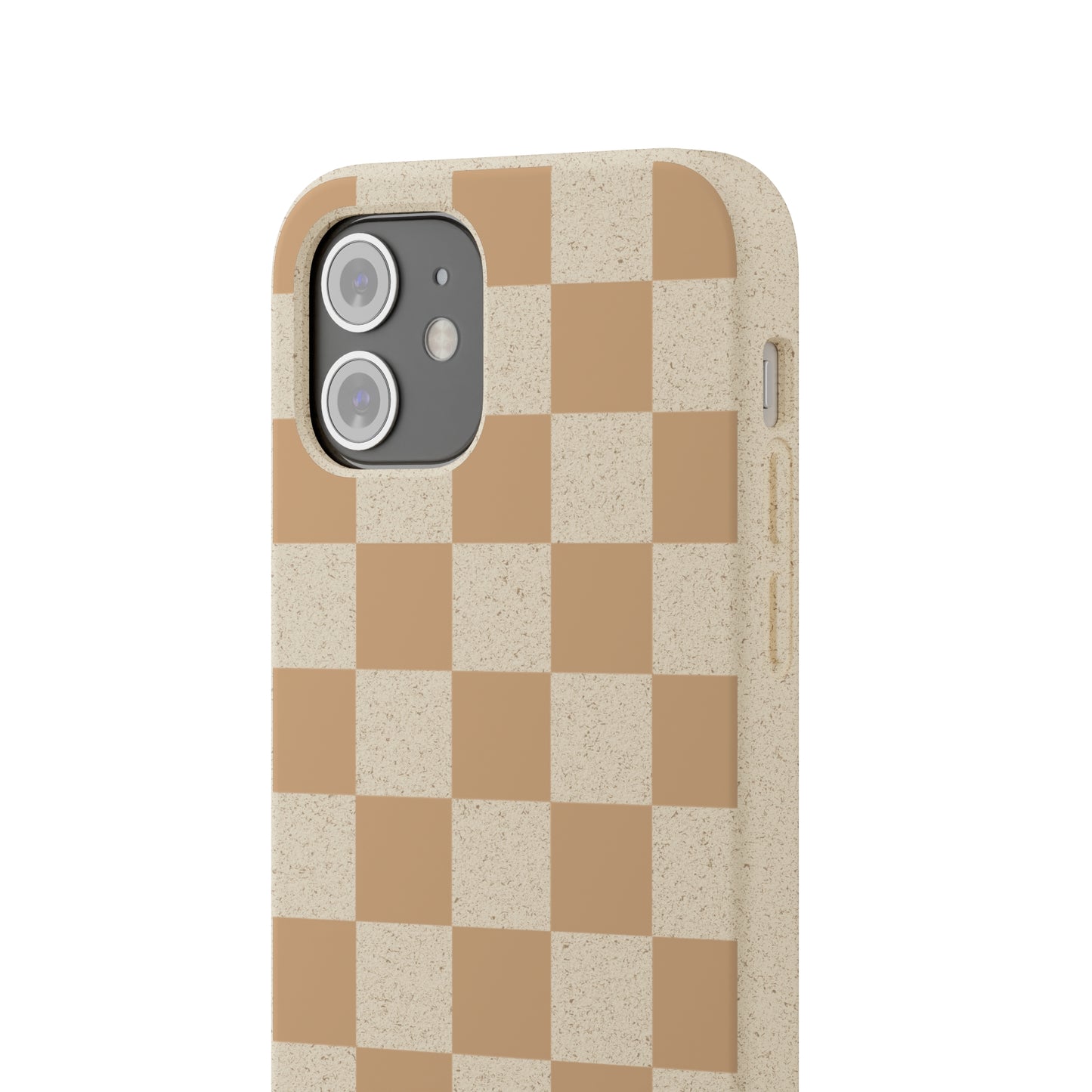 Biodegradable Phone Case Neutral Checkerboard Checkered iPhone Samsung