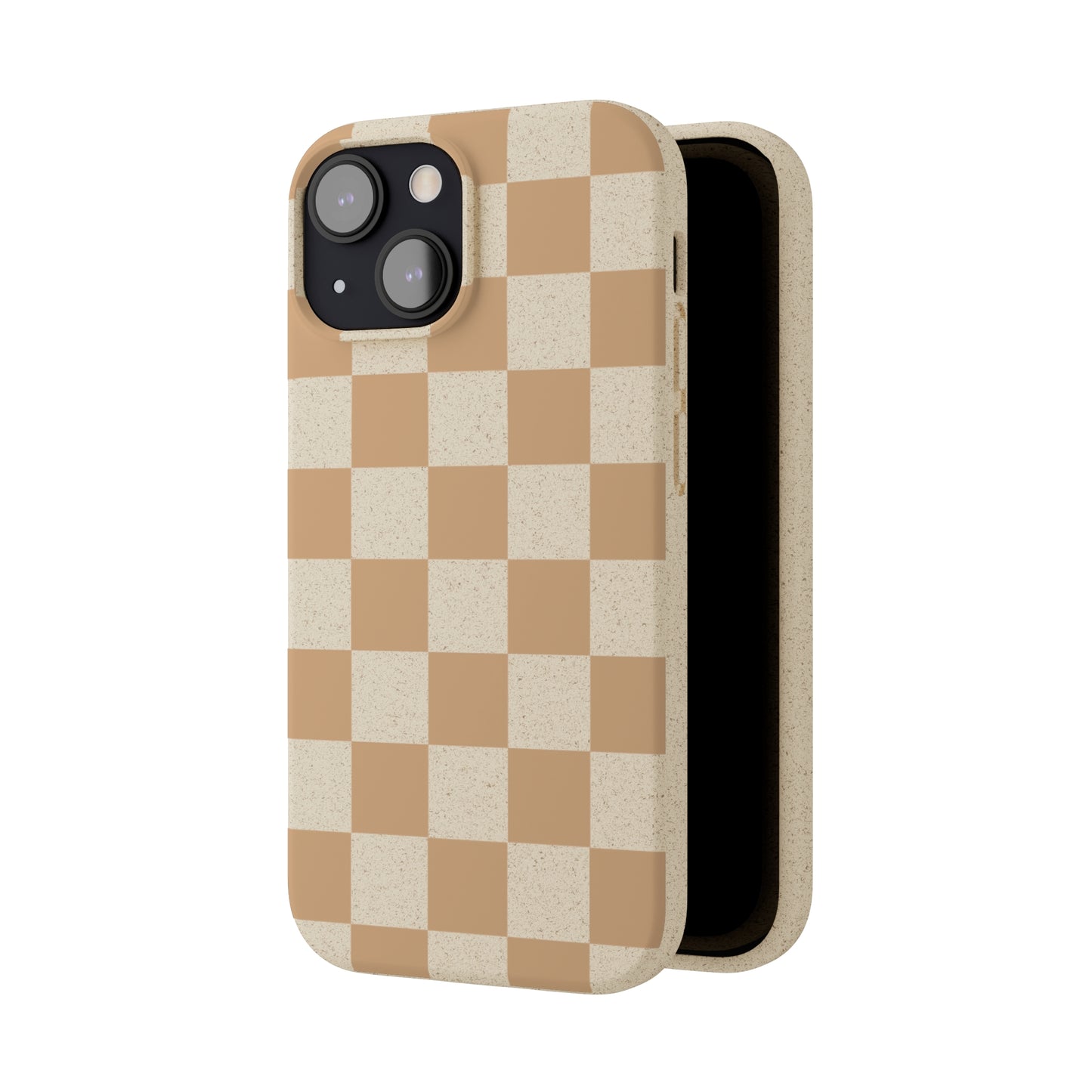 Biodegradable Phone Case Neutral Checkerboard Checkered iPhone Samsung