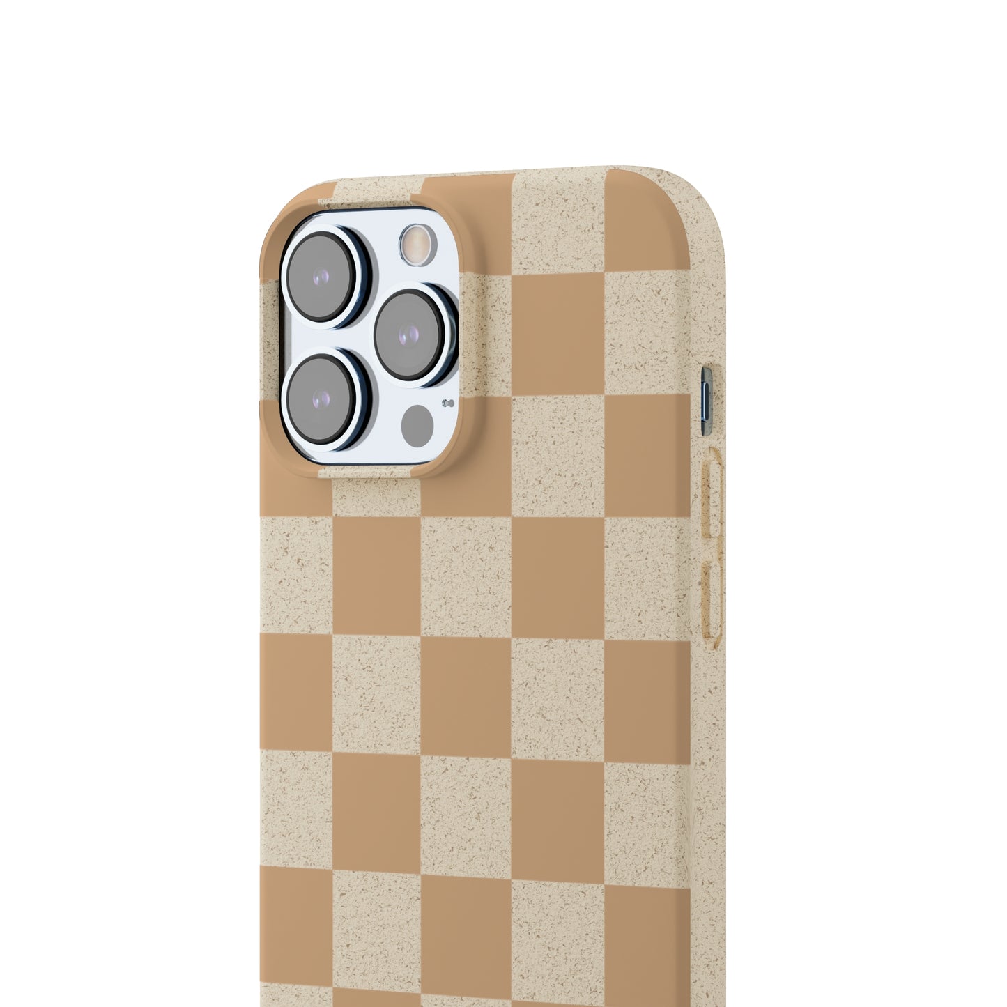 Biodegradable Phone Case Neutral Checkerboard Checkered iPhone Samsung