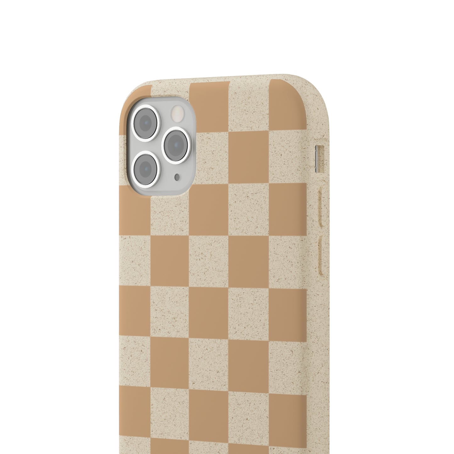Biodegradable Phone Case Neutral Checkerboard Checkered iPhone Samsung