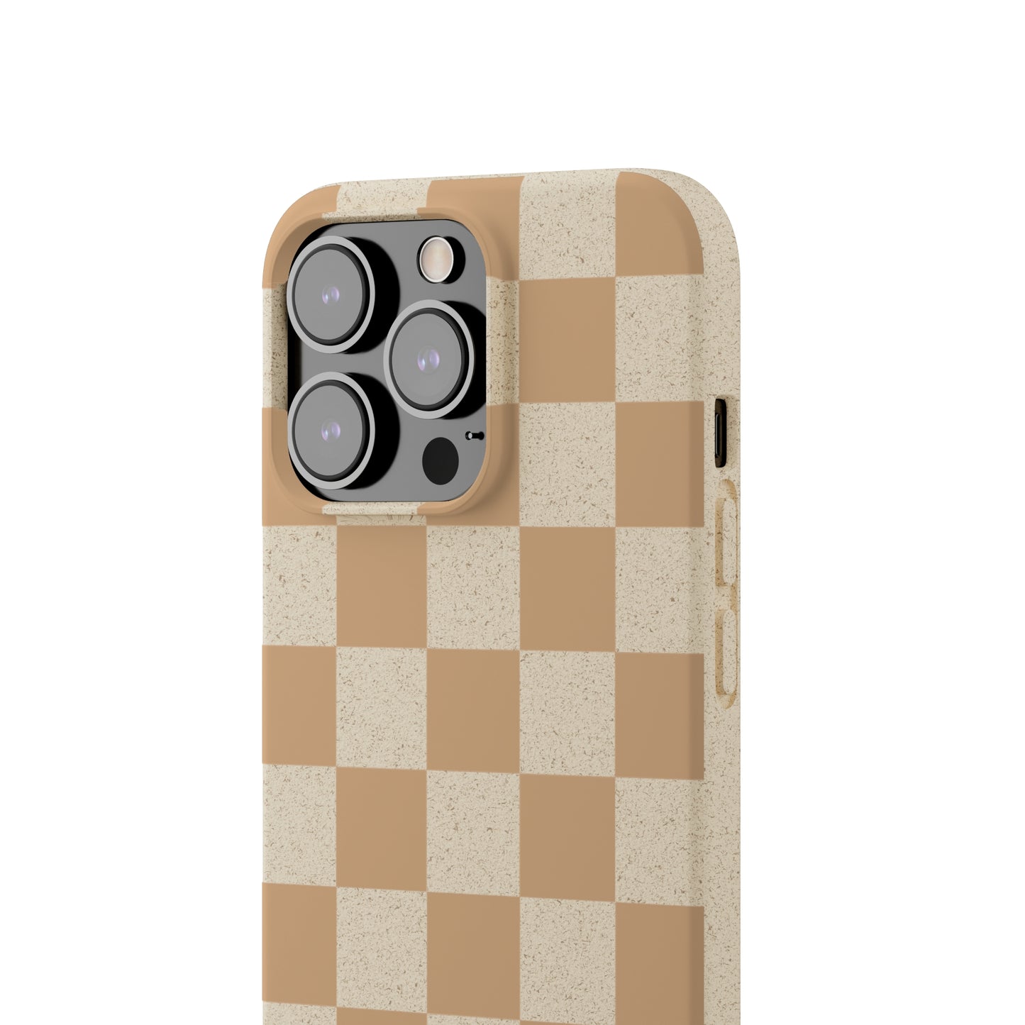 Biodegradable Phone Case Neutral Checkerboard Checkered iPhone Samsung