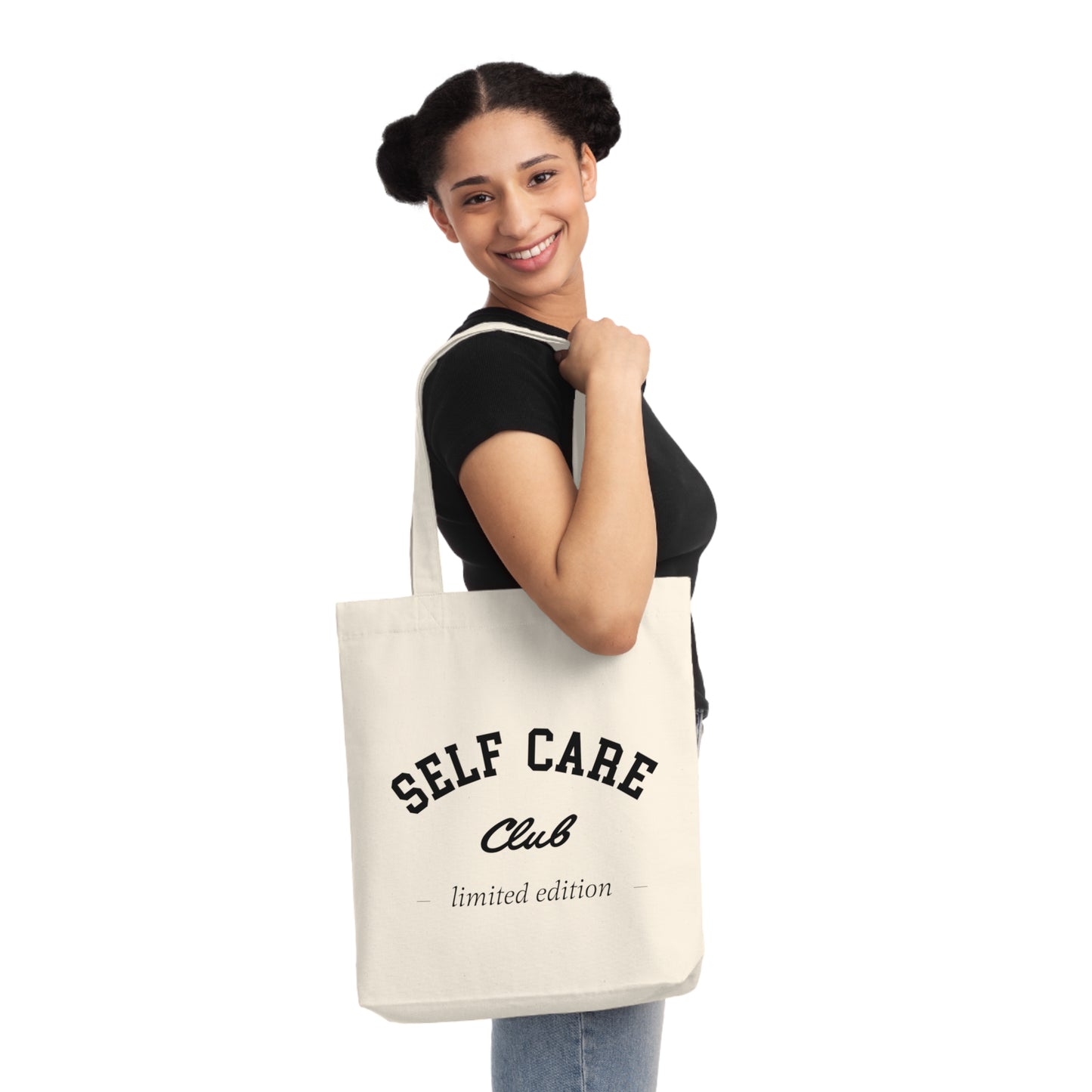 Woven Tote Bag Self Care Club Limited Edition