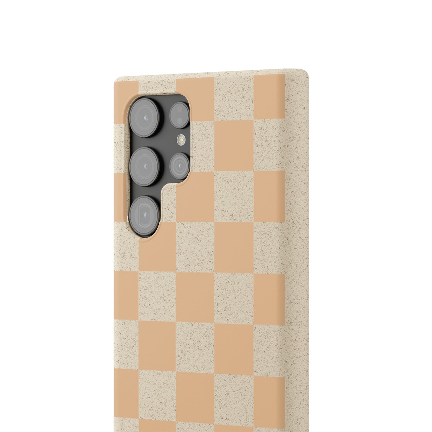 Biodegradable Phone Case Neutral Checkerboard Checkered iPhone Samsung