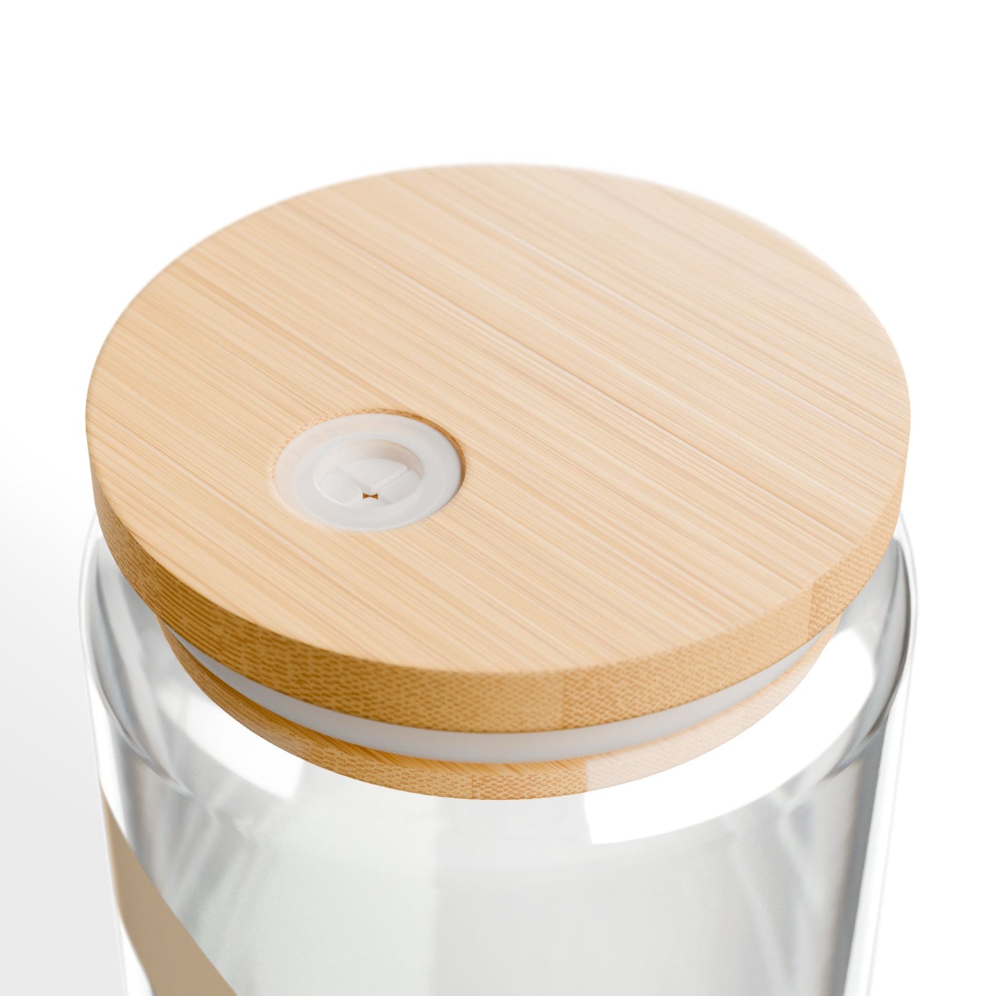 Glass Cup, 16oz with Lid and Straw - Spring Aesthetic Sipper