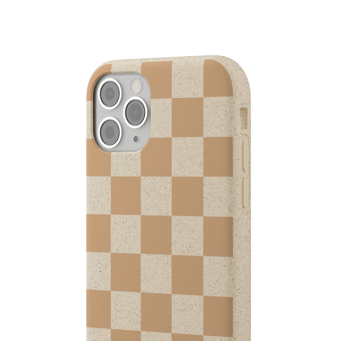 Biodegradable Phone Case Neutral Checkerboard Checkered iPhone Samsung
