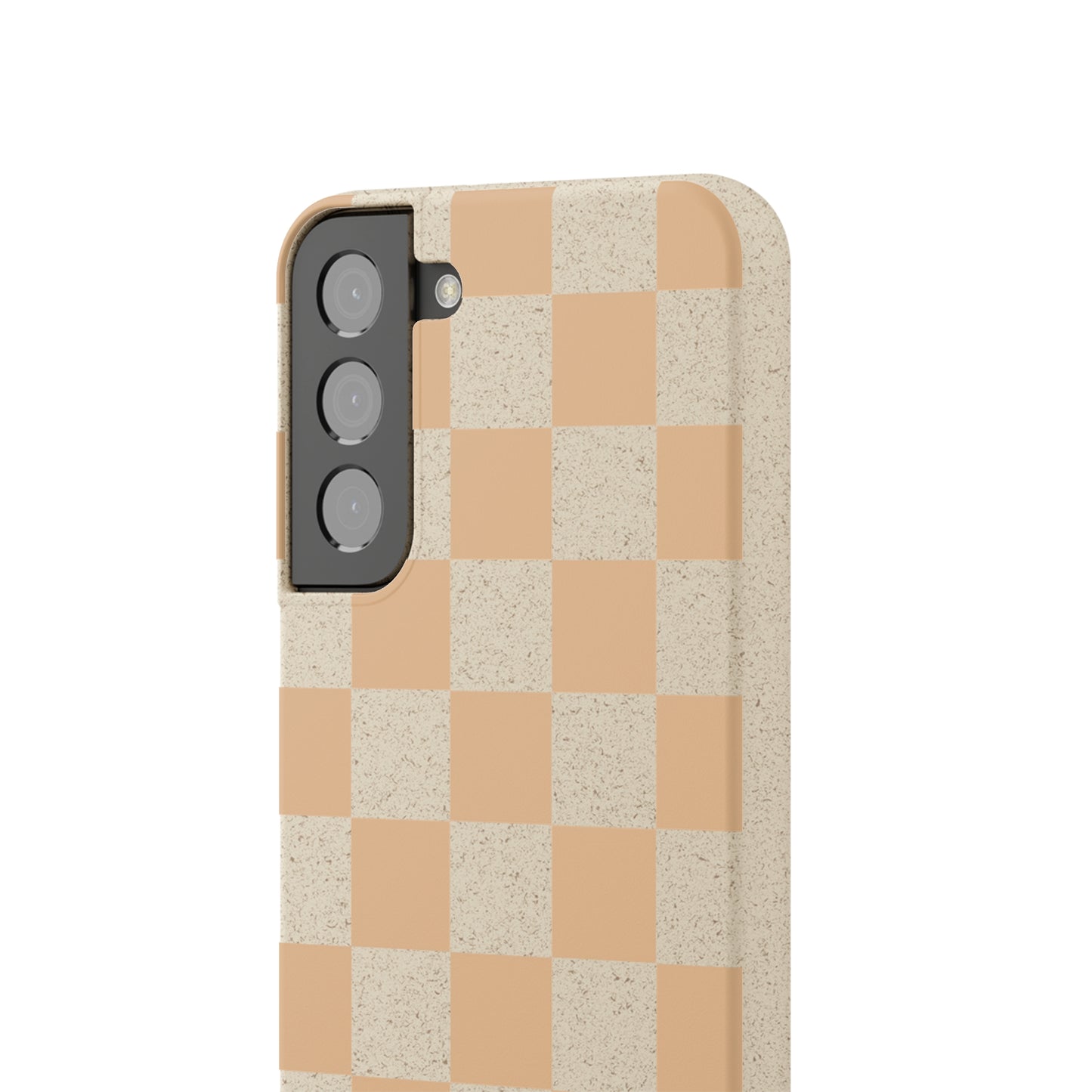 Biodegradable Phone Case Neutral Checkerboard Checkered iPhone Samsung