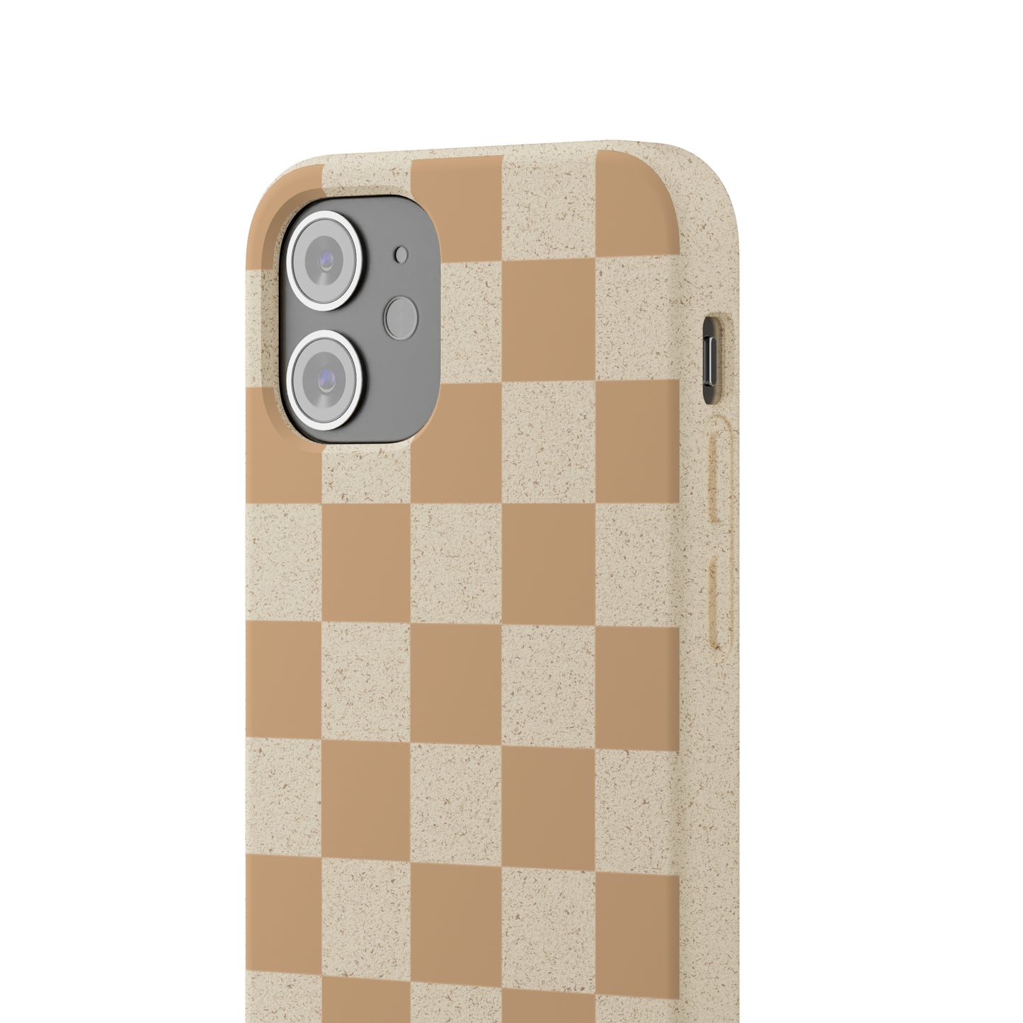 Biodegradable Phone Case Neutral Checkerboard Checkered iPhone Samsung