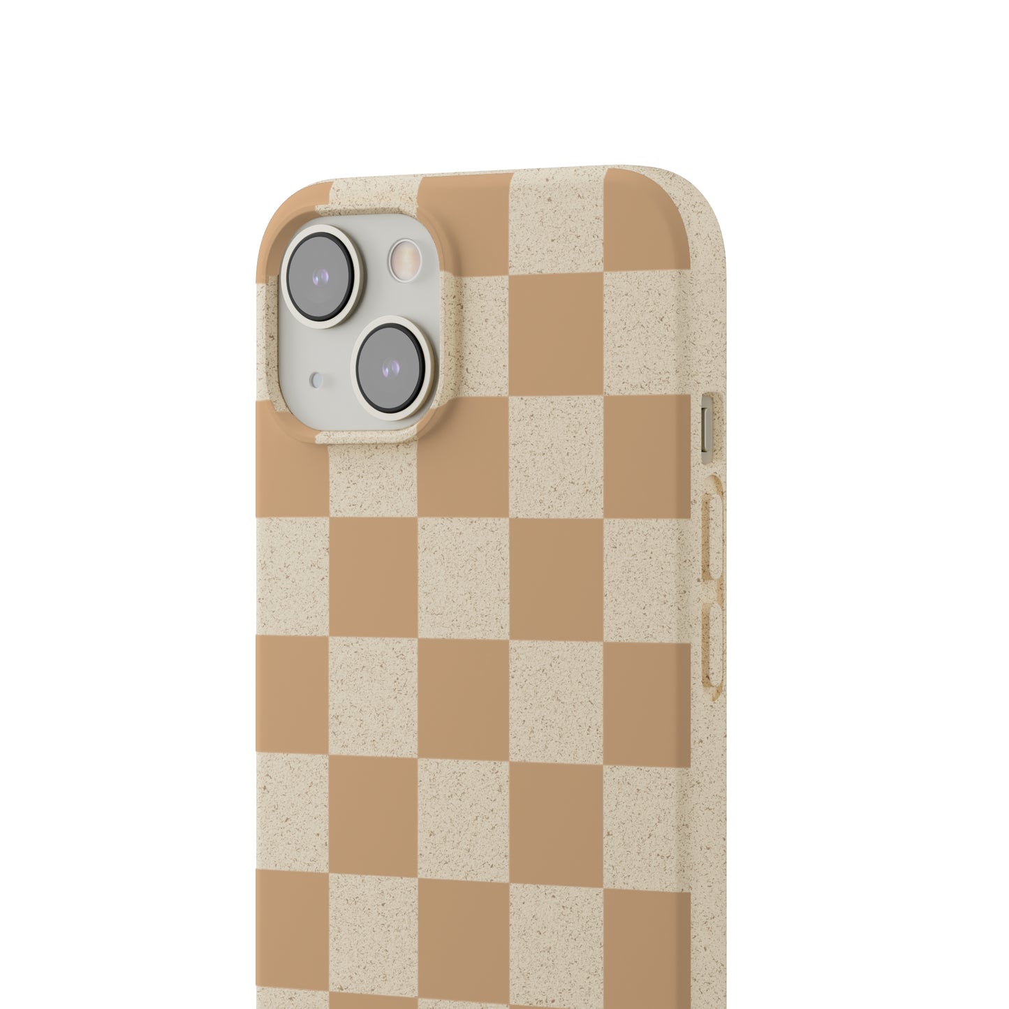 Biodegradable Phone Case Neutral Checkerboard Checkered iPhone Samsung