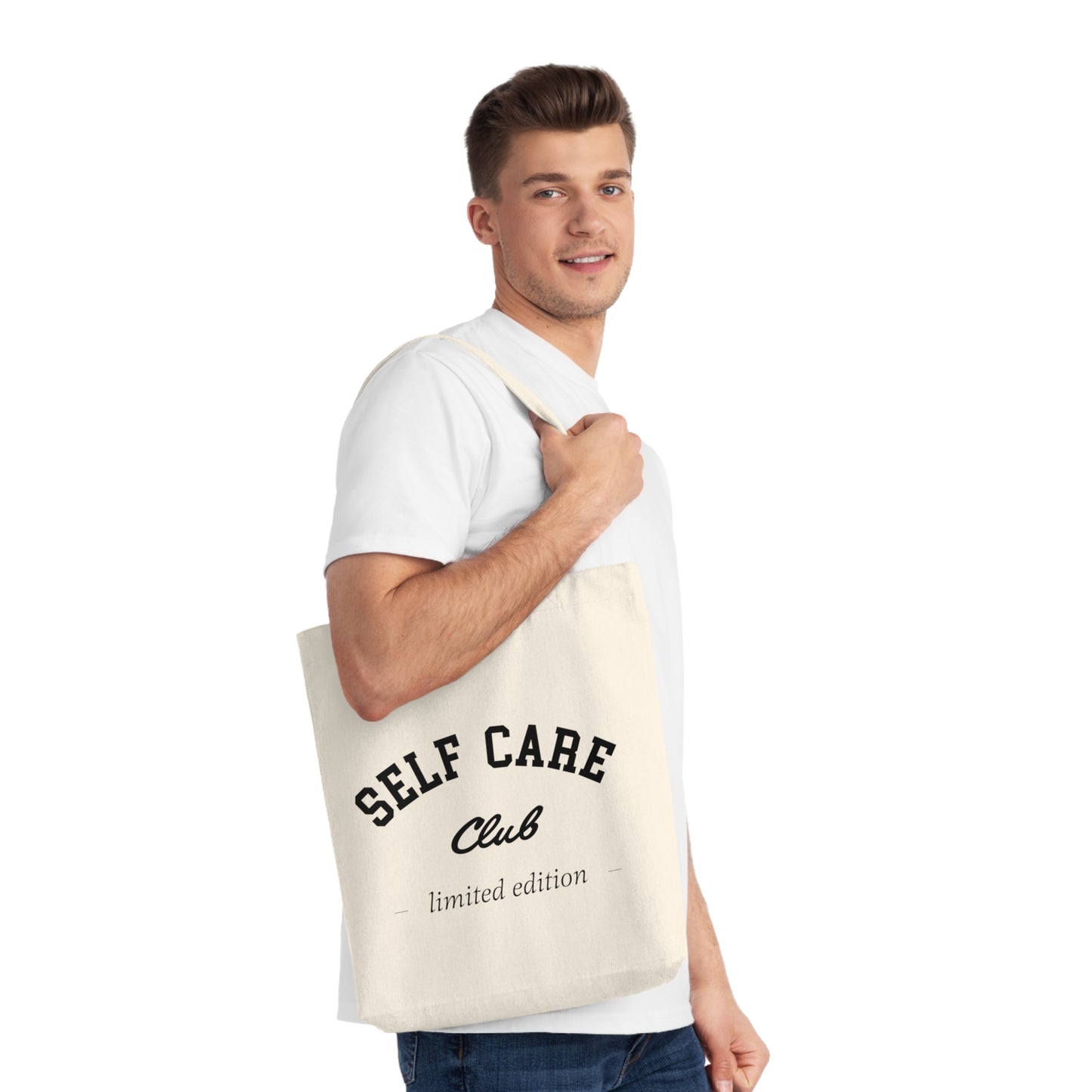 Woven Tote Bag Self Care Club Limited Edition