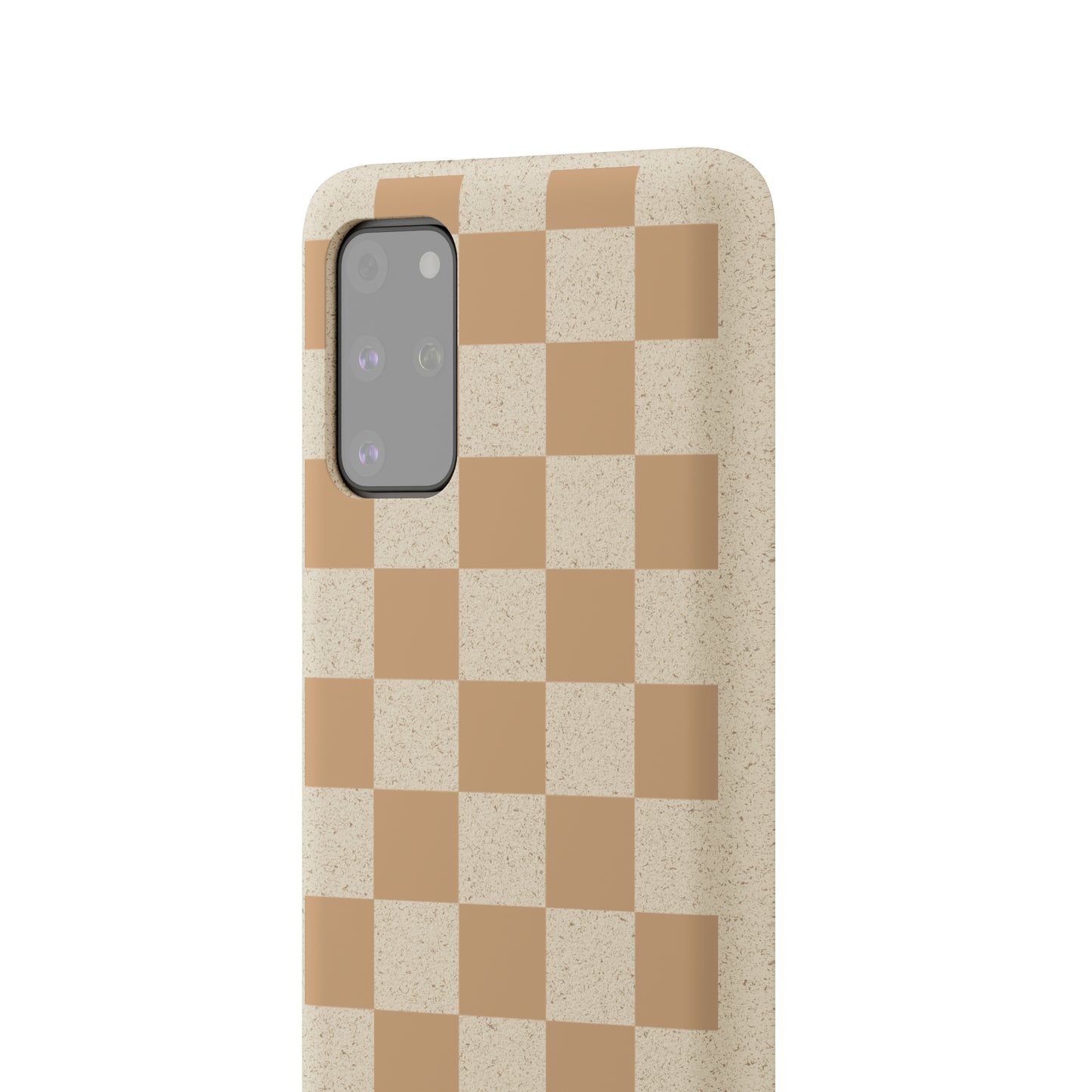 Biodegradable Phone Case Neutral Checkerboard Checkered iPhone Samsung