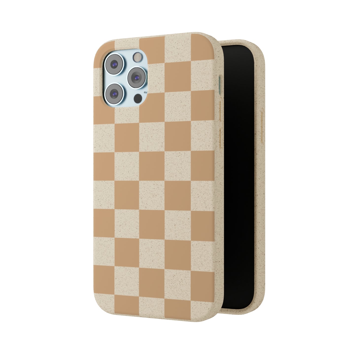 Biodegradable Phone Case Neutral Checkerboard Checkered iPhone Samsung