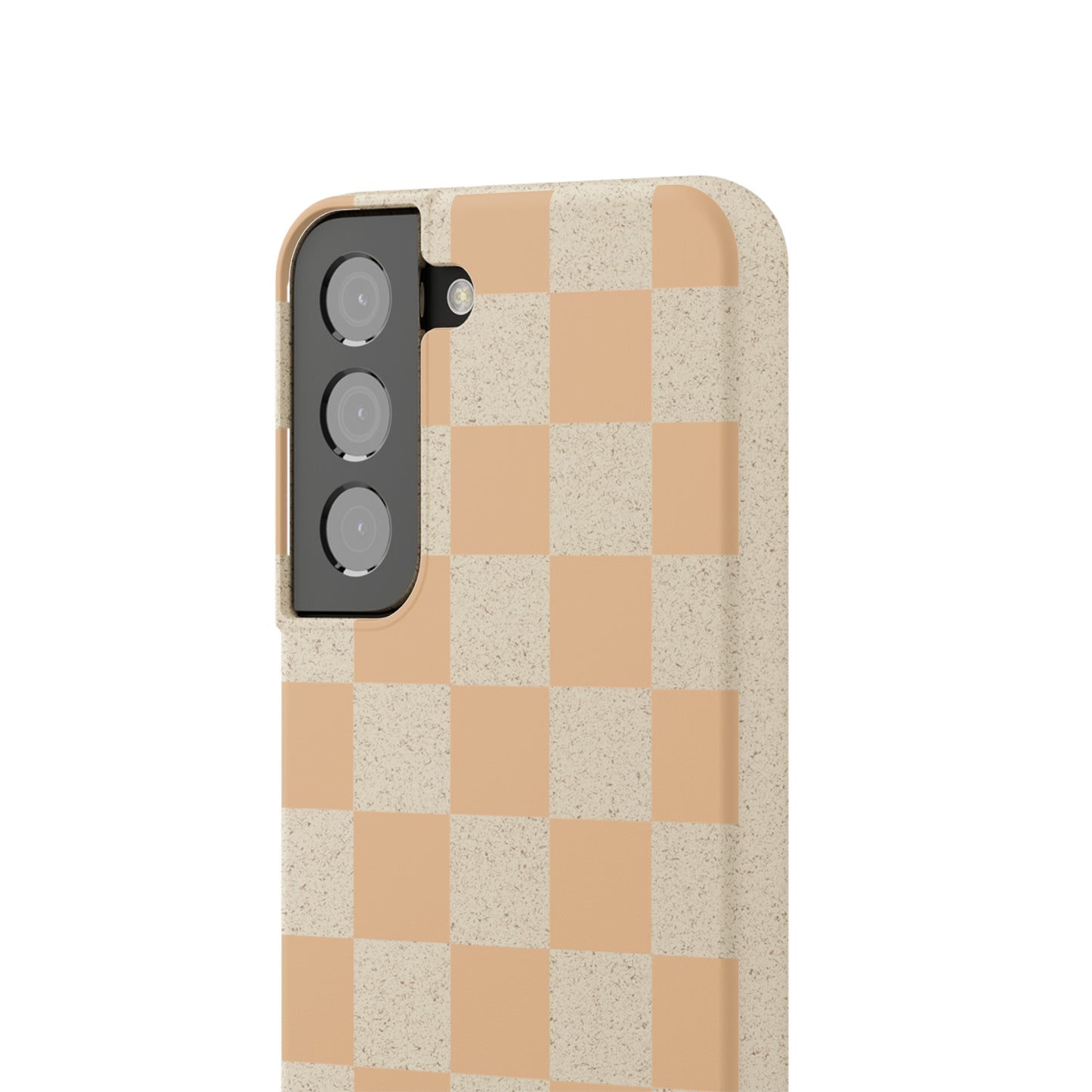 Biodegradable Phone Case Neutral Checkerboard Checkered iPhone Samsung