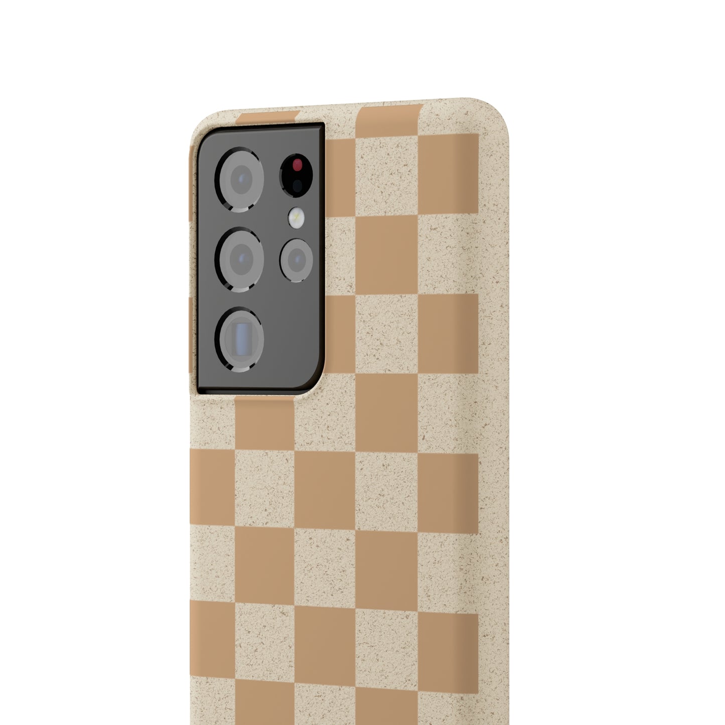 Biodegradable Phone Case Neutral Checkerboard Checkered iPhone Samsung