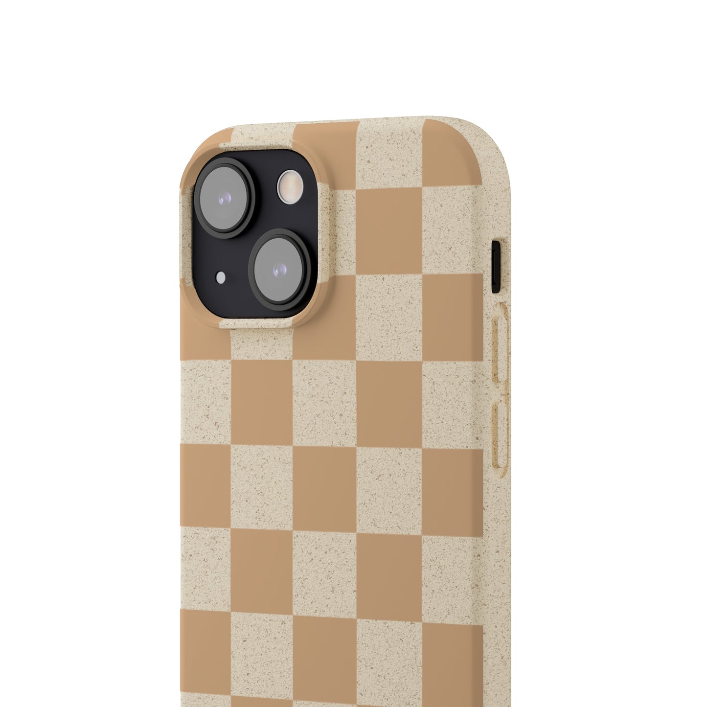 Biodegradable Phone Case Neutral Checkerboard Checkered iPhone Samsung
