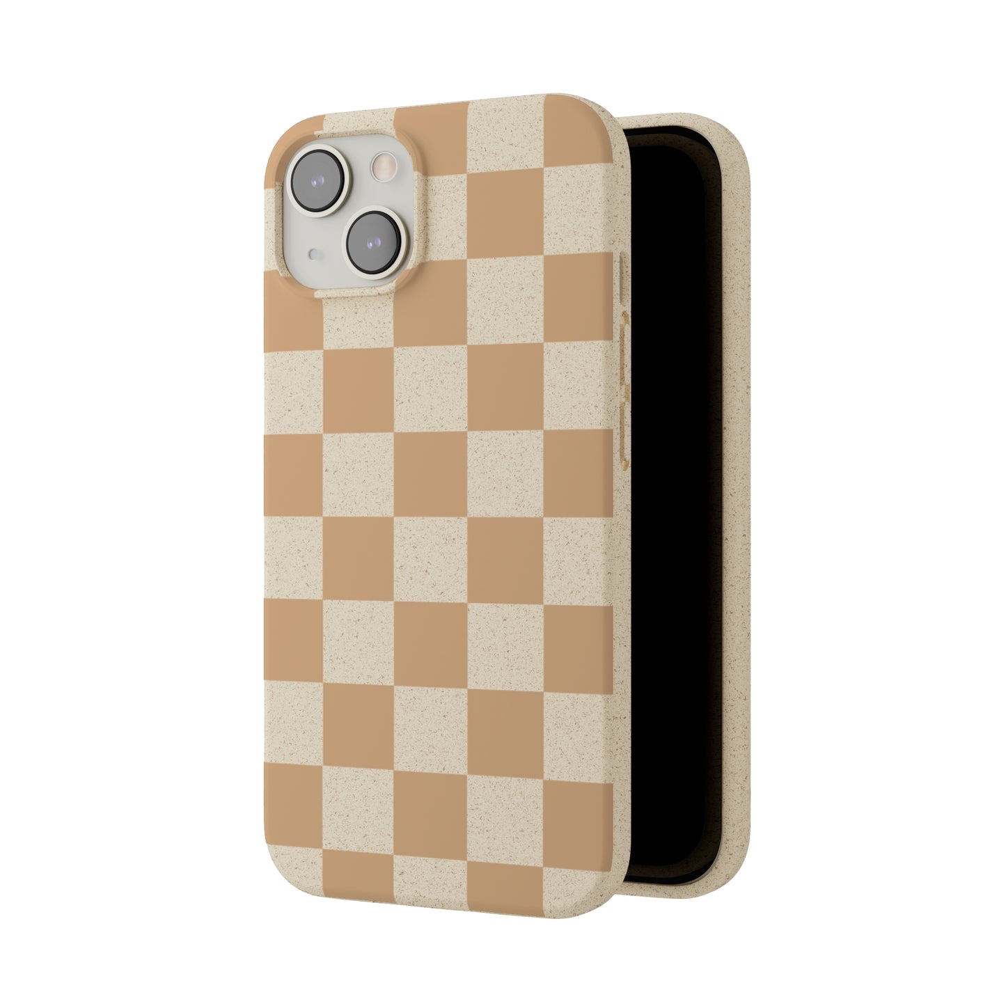 Biodegradable Phone Case Neutral Checkerboard Checkered iPhone Samsung