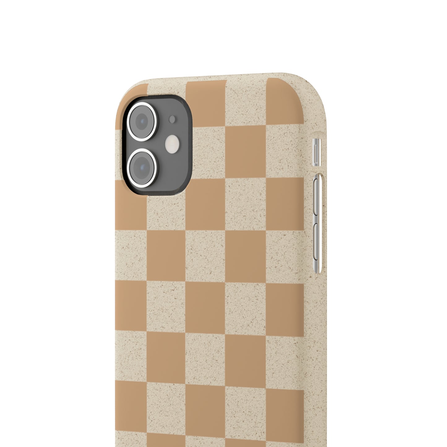 Biodegradable Phone Case Neutral Checkerboard Checkered iPhone Samsung