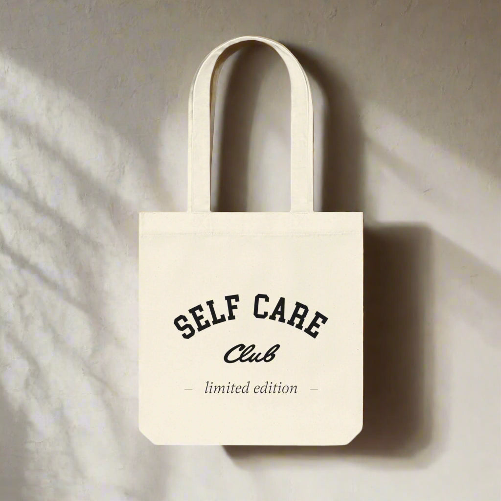 Woven Tote Bag Self Care Club Limited Edition