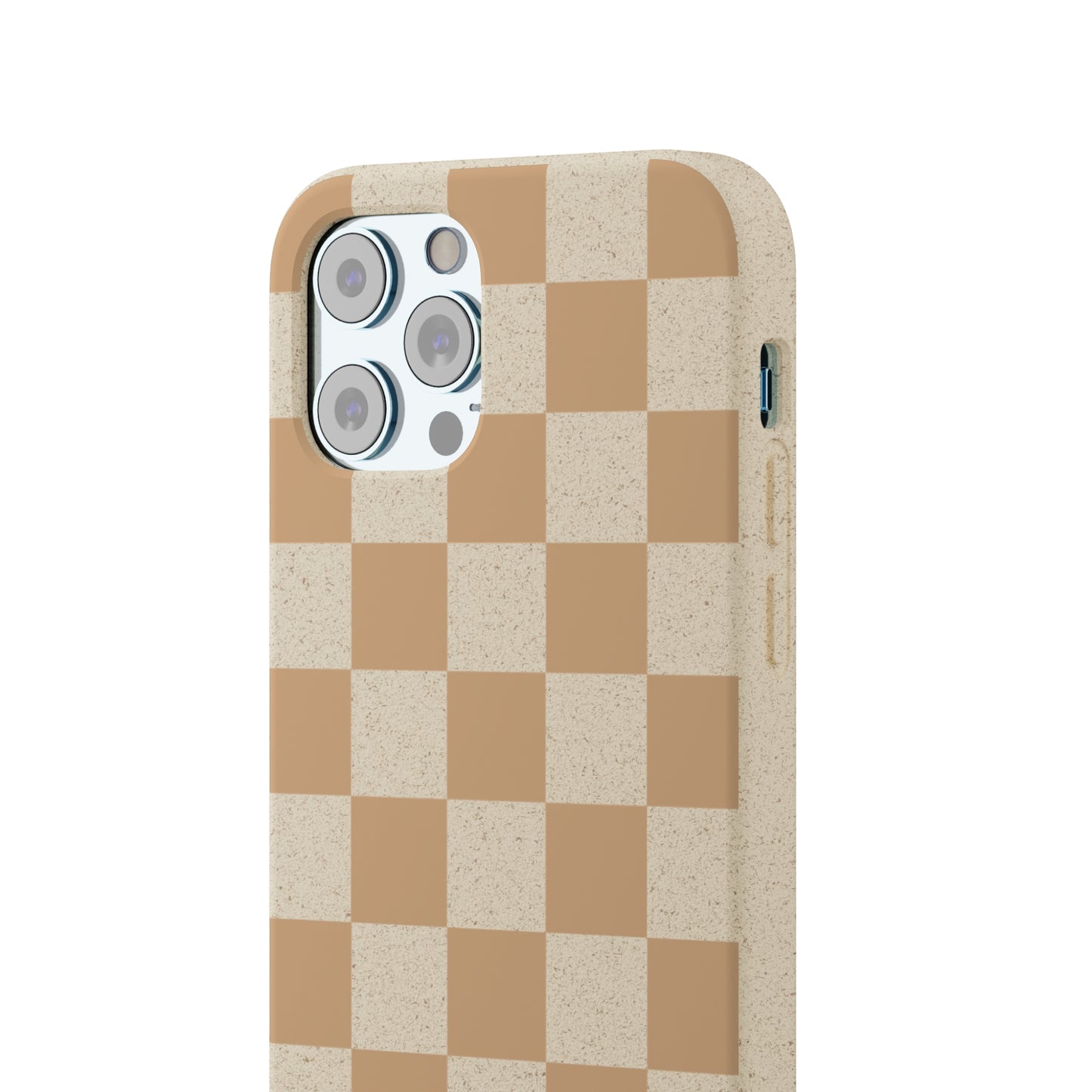 Biodegradable Phone Case Neutral Checkerboard Checkered iPhone Samsung